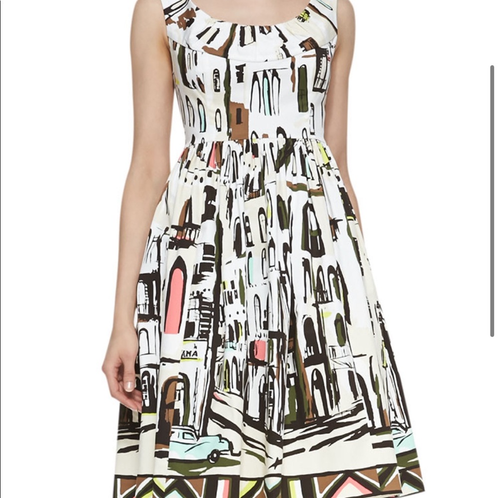 Kate Spade Landscape Havana Cityscape Dress Size 2